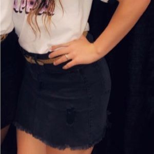 Aeropostale Black High Waisted Skirt